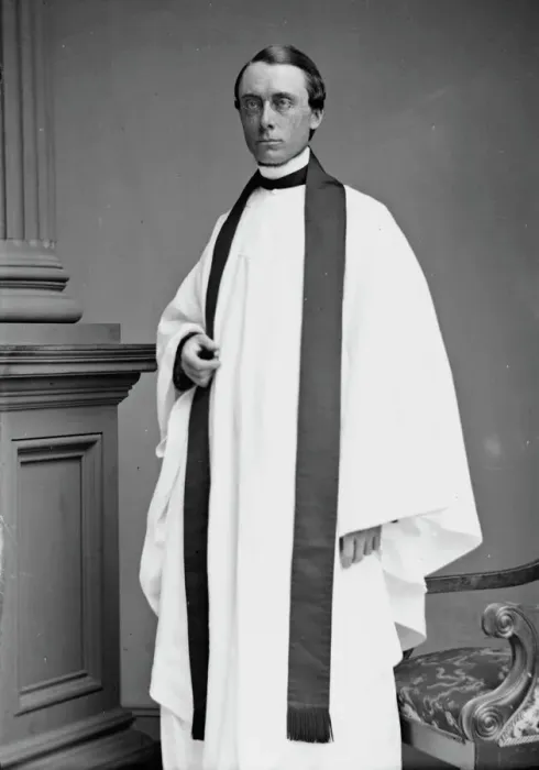 Framed Print : Rev. Morgan L. Dix, between 1855 and 1865. Creator: Unknown Framed Print : Rev. Morgan L. Dix, between 1855 and 1865. Creator: Unknown