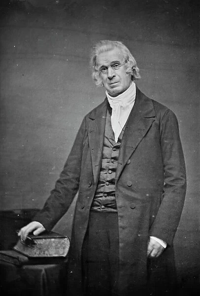 Rev. Nathan Bangs, between 1855 and 1865. Creator: Unknown