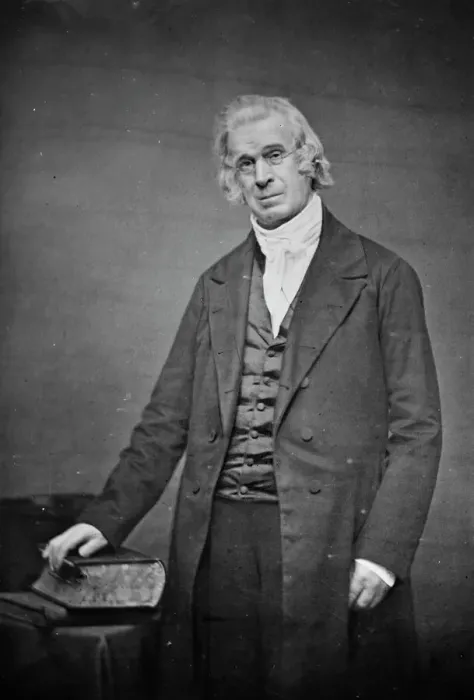 Framed Print : Rev. Nathan Bangs, between 1855 and 1865. Creator: Unknown Framed Print : Rev. Nathan Bangs, between 1855 and 1865. Creator: Unknown