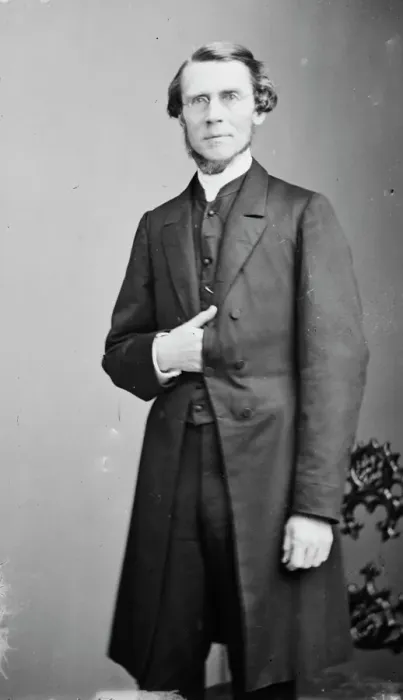 Framed Print : Rev. P. F. Stearns, between 1855 and 1865. Creator: Unknown Framed Print : Rev. P. F. Stearns, between 1855 and 1865. Creator: Unknown