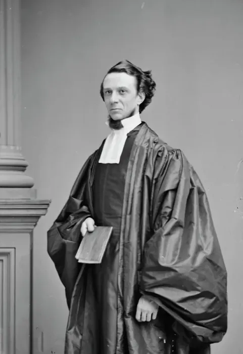 Framed Print : Rev. Peter Stryker, between 1855 and 1865. Creator: Unknown Framed Print : Rev. Peter Stryker, between 1855 and 1865. Creator: Unknown
