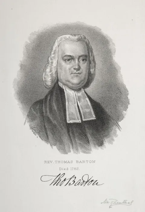 Framed Print : Rev. Thomas Barton. Creator: Max Rosenthal (American, 1833-1918) Framed Print : Rev. Thomas Barton. Creator: Max Rosenthal (American, 1833-1918)