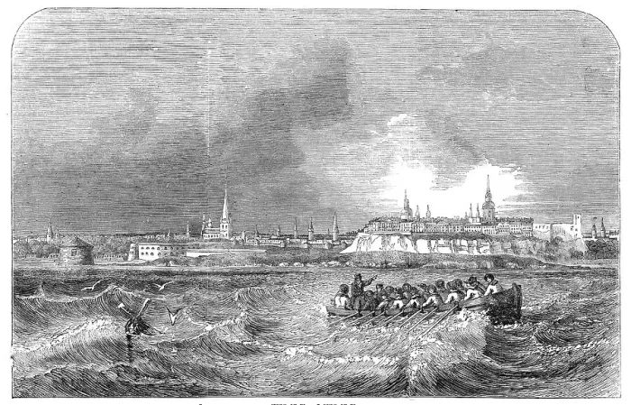 Framed Print : Reval, at the South Entrance to the Gulf of Finland, 1856. Creator: Unknown Framed Print : Reval, at the South Entrance to the Gulf of Finland, 1856. Creator: Unknown