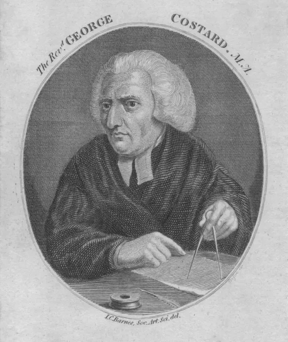 Framed Print : The Revd. George Costard. M. A. (1805). Creator: Unknown Framed Print : The Revd. George Costard. M. A. (1805). Creator: Unknown