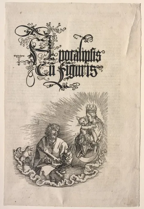 Framed Print : Revelation of St. John, 1511. Creator: Albrecht Dürer (German, 1471-1528) Framed Print : Revelation of St. John, 1511. Creator: Albrecht Dürer (German, 1471-1528)