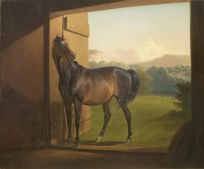 Framed Print : Reveller Mare, 1834-1872. Creator: Fritz Thomsen Framed Print : Reveller Mare, 1834-1872. Creator: Fritz Thomsen