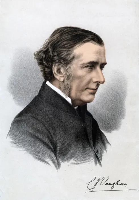Framed Print : Reverend Charles John Vaughan, Harrow Headmaster and Dean of Llandaff, 19th century Framed Print : Reverend Charles John Vaughan, Harrow Headmaster and Dean of Llandaff, 19th century