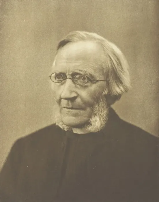 Framed Print : The Very Reverend Dean Bradley, c. 1893. Creator: Henry Herschel Hay Cameron
