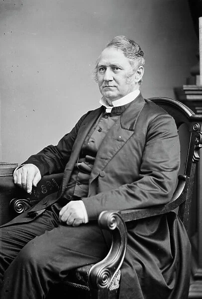 Reverend E. Burr, between 1855 and 1865. Creator: Unknown
