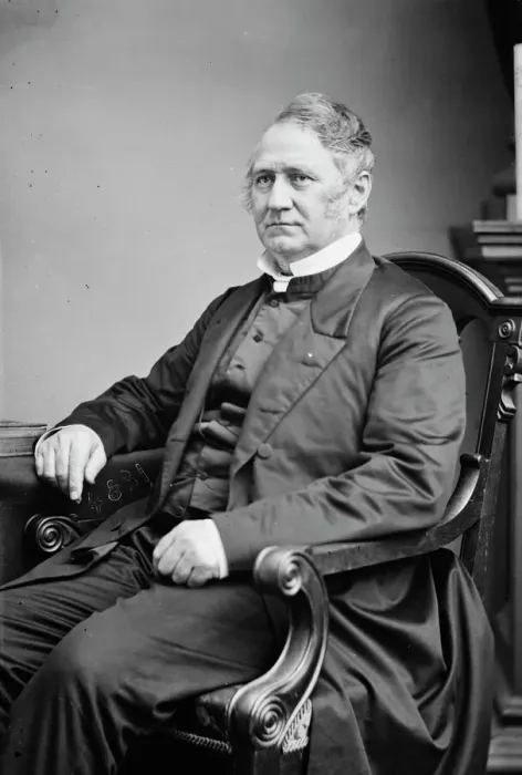 Framed Print : Reverend E. Burr, between 1855 and 1865. Creator: Unknown Framed Print : Reverend E. Burr, between 1855 and 1865. Creator: Unknown
