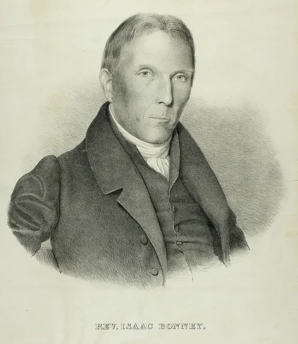 Framed Print : Reverend Isaac Bonney, 1826 / 33. Creator: Benjamin F Nutting Framed Print : Reverend Isaac Bonney, 1826 / 33. Creator: Benjamin F Nutting