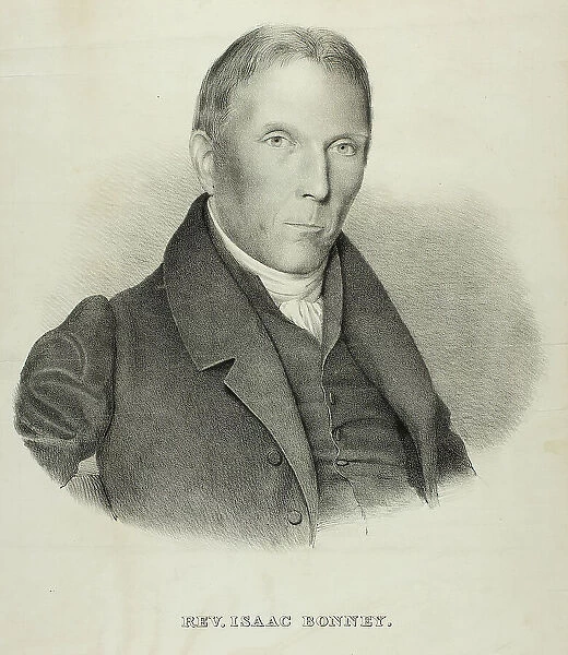 Reverend Isaac Bonney, 1826 / 33. Creator: Benjamin F Nutting