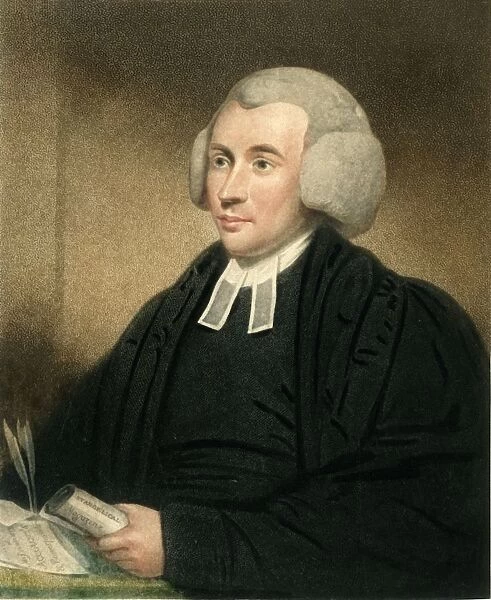Reverend John Eyre, MA. late 18th century. Creator: Unknown