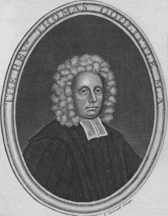 Framed Print : The Reverend Thomas Doolittle M. A. (c1775). Creator: James Caldwall Framed Print : The Reverend Thomas Doolittle M. A. (c1775). Creator: James Caldwall