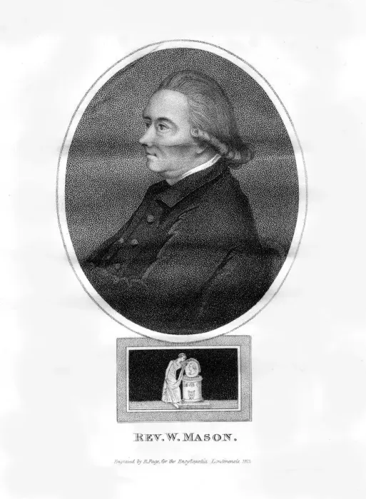 Framed Print : Reverend William Mason, English poet, editor and gardener, (1815). Artist: R Page