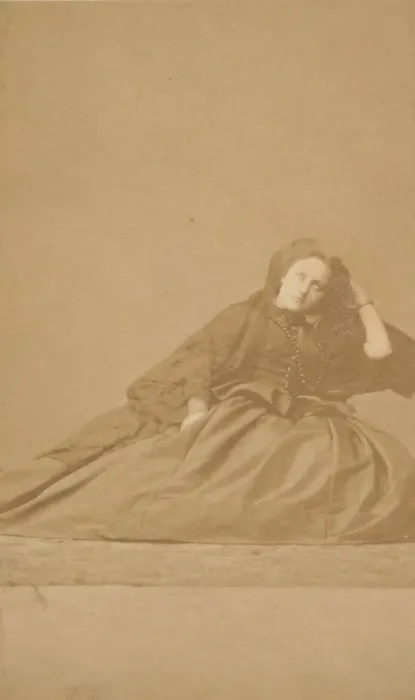 Framed Print : Reverie, 1860s. Creator: Pierre-Louis Pierson Framed Print : Reverie, 1860s. Creator: Pierre-Louis Pierson