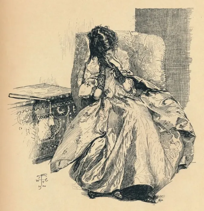 Framed Print : A Reverie, c1900. Artist: Joseph Walter West Framed Print : A Reverie, c1900. Artist: Joseph Walter West
