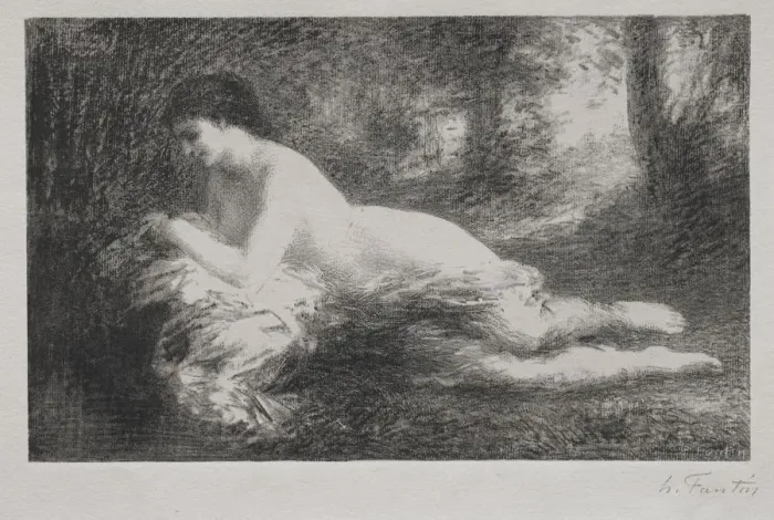 Framed Print : Reverie. Creator: Henri Fantin-Latour (French, 1836-1904) Framed Print : Reverie. Creator: Henri Fantin-Latour (French, 1836-1904)