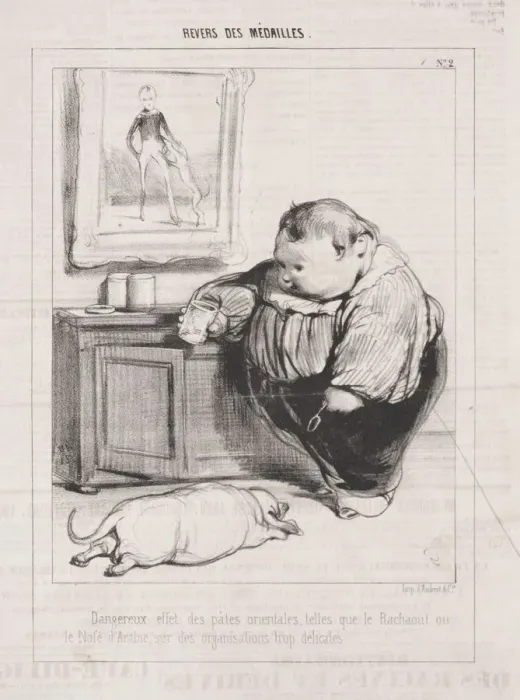 Framed Print : Revers des Medailles, 1842. Creator: Paul Gavarni (French, 1804-1866) Framed Print : Revers des Medailles, 1842. Creator: Paul Gavarni (French, 1804-1866)
