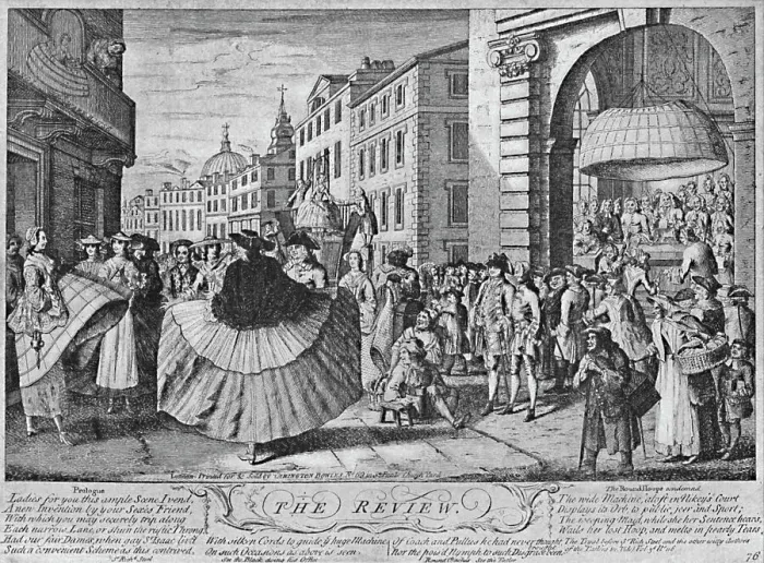 Framed Print : The Review: A Satire on Hoops, c1733, (1904) Framed Print : The Review: A Satire on Hoops, c1733, (1904)