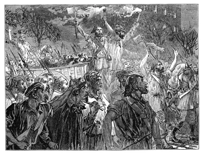 Framed Print : The Revolution in Paris, 19th century, (1900) Framed Print : The Revolution in Paris, 19th century, (1900)