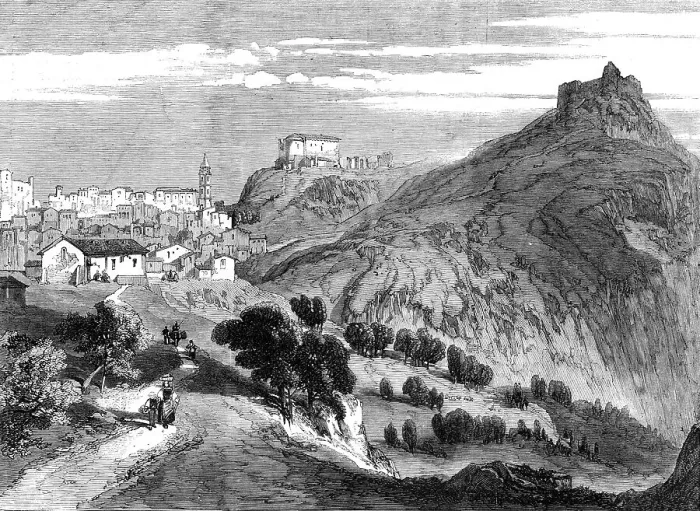 Framed Print : The Revolution in Sicily - Calatafimi, 1860. Creator: Unknown Framed Print : The Revolution in Sicily - Calatafimi, 1860. Creator: Unknown