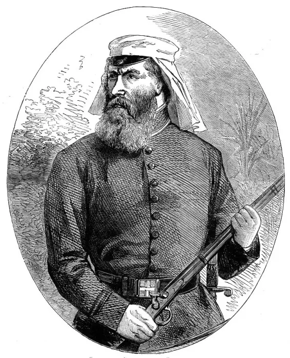 Framed Print : The Revolution in Sicily - Colonel Peard, Garibaldi's Englishman - from a sketch by T. Nast, 1860. Creator: Unknown. The Revolution in Sicily - Colonel Peard, Garibaldi's Englishman - from a sketch by T. Nast, 1860. Creator: Unknown Framed Print : The Revolution in Sicily - Colonel Peard, Garibaldi's Englishman - from a sketch by T. Nast, 1860. Creator: Unknown. The Revolution in Sicily - Colonel Peard, Garibaldi's Englishman - from a sketch by T. Nast, 1860. Creator: Unknown
