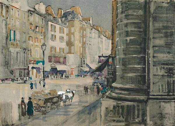 The Revolutions own street of Saint-Antoine, c1927, (1927). Artist: Henry Franks Waring