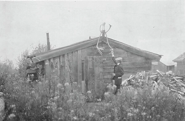 Rex Beach's cabin, between c1900 and 1916. Creator: Unknown