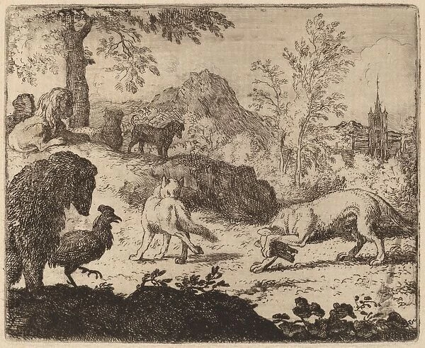Reynard Blinds the Wolf in One Eye, probably c. 1645  /  1656. Creator: Allart van Everdingen