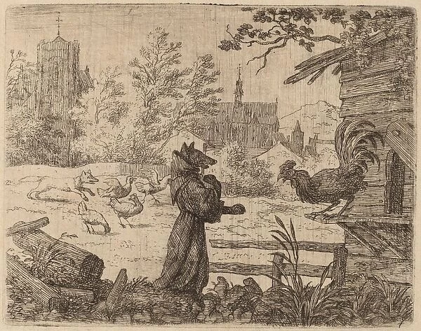 Reynard Disguised as a Monk, probably c. 1645  /  1656. Creator: Allart van Everdingen