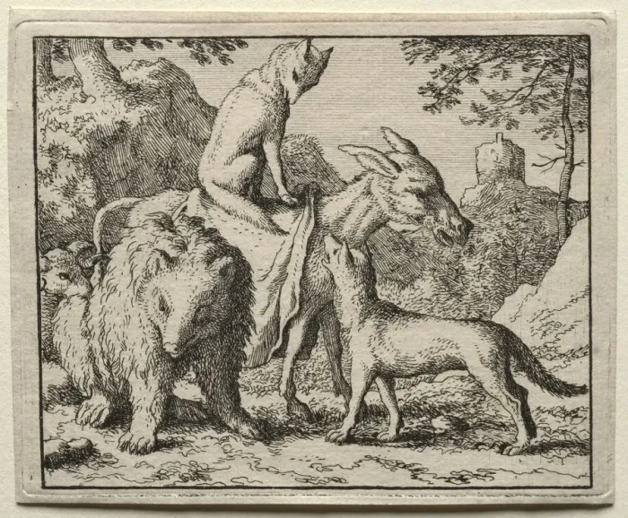 Framed Print : Reynard the Fox. Creator: Allart van Everdingen (Dutch, 1621-1675) Framed Print : Reynard the Fox. Creator: Allart van Everdingen (Dutch, 1621-1675)