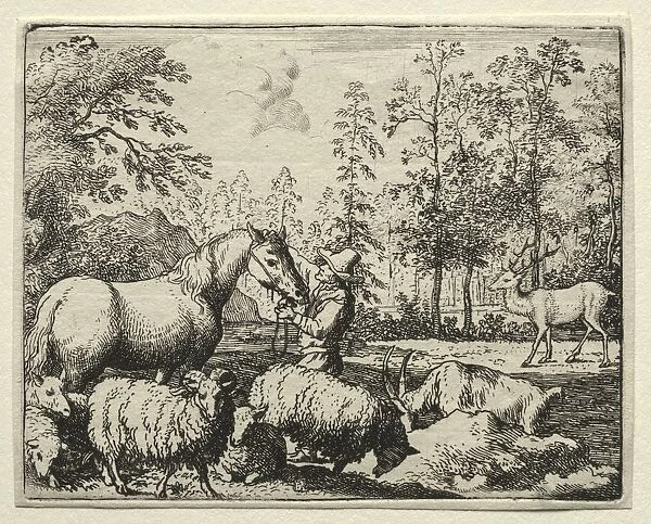 Reynard the Fox: The Jealous Horse. Creator: Allart van Everdingen (Dutch, 1621-1675)