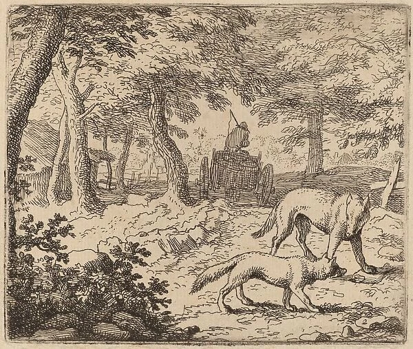 Reynard and the Wolf before the Fish Cart, probably c. 1645  /  1656