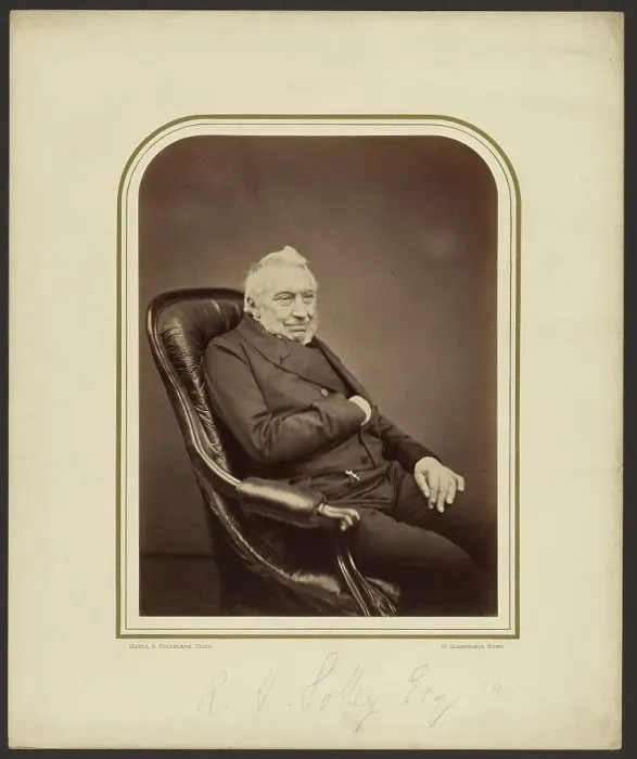 Framed Print : R.H. Solly, Esq. F.R.S. 1855. Creator: Maull & Polyblank Framed Print : R.H. Solly, Esq. F.R.S. 1855. Creator: Maull & Polyblank