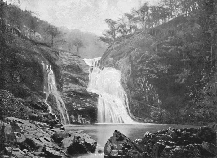 Framed Print : Rhaiadr Mawddach, North Wales, c1896. Artist: Green Brothers Framed Print : Rhaiadr Mawddach, North Wales, c1896. Artist: Green Brothers