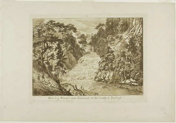Rhaidr-y Wennel near Llanrwst in the Country of Denbigh, 1776. Creator: Paul Sandby
