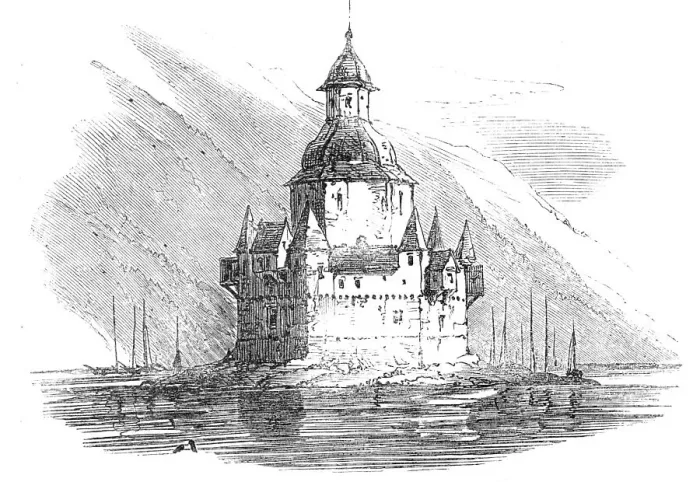Framed Print : The Rhine: the Pfalz, 1864. Creator: Unknown Framed Print : The Rhine: the Pfalz, 1864. Creator: Unknown