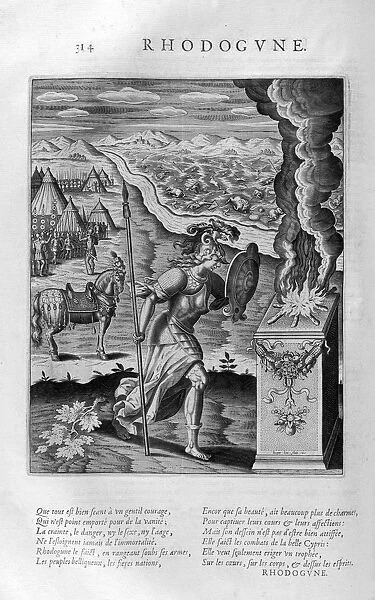 Rhodogune, 1615. Artist: Leonard Gaultier
