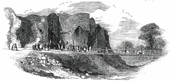 The Rhuddlan Royal Eisteddvod - Rhuddlan Castle, 1850. Creator: Unknown
