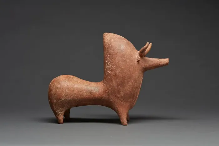 Framed Print : Rhyton in the form of a Zebu bull, about 1000-800 B.C.E.. Creator: Unknown Framed Print : Rhyton in the form of a Zebu bull, about 1000-800 B.C.E.. Creator: Unknown