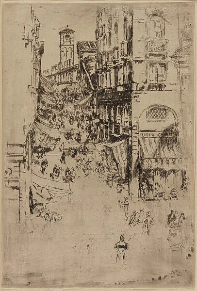 The Rialto, 1879-1880. Creator: James Abbott McNeill Whistler