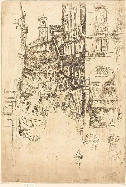The Rialto, 1880. Creator: James Abbott McNeill Whistler