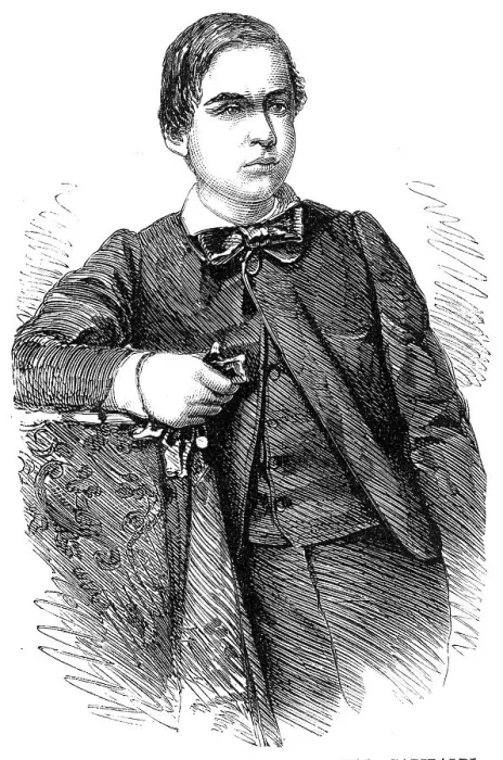 Framed Print : Ricciotti, youngest son of General Garibaldi, from a photograph by P.C. Stortz, Liverpool, 1860. Creator: Unknown Framed Print : Ricciotti, youngest son of General Garibaldi, from a photograph by P.C. Stortz, Liverpool, 1860. Creator: Unknown