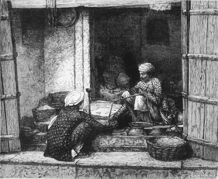 Framed Print : Rice and Corn Merchants of Patna, c1891. Creator: James Grant Framed Print : Rice and Corn Merchants of Patna, c1891. Creator: James Grant