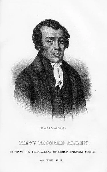 Richard Allen, African American founder of the African Methodist Episcopal Church, (1854)