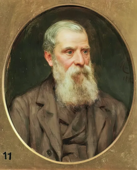 Framed Print : Richard Ansdell, RA, 1883. Creator: Arthur Stockdale Cope Framed Print : Richard Ansdell, RA, 1883. Creator: Arthur Stockdale Cope