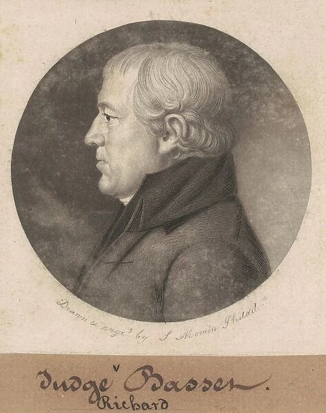 Richard Bassett, 1802. Creator: Charles Balthazar Julien Févret de Saint-Mémin