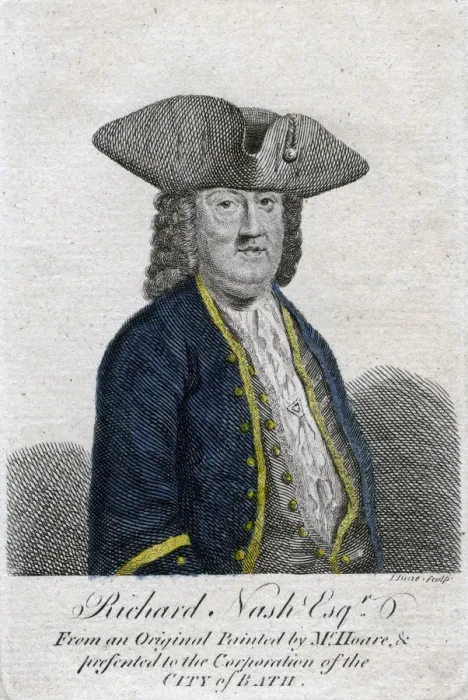 Framed Print : Richard ( Beau ) Nash, British dandy, 18th century. Artist: John June Framed Print : Richard ( Beau ) Nash, British dandy, 18th century. Artist: John June
