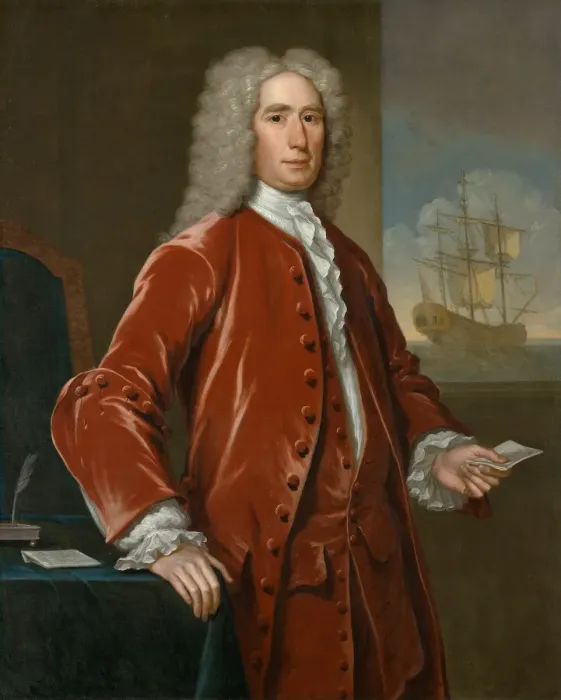 Framed Print : Richard Bill, 1733. Creator: John Smibert Framed Print : Richard Bill, 1733. Creator: John Smibert